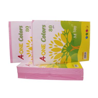 Giấy photo A4 màu 80gsm - 500 tờ