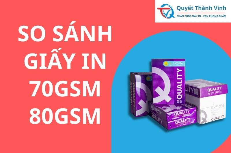 giấy in 70gsm và 80gsm khách nhau như thế nào?