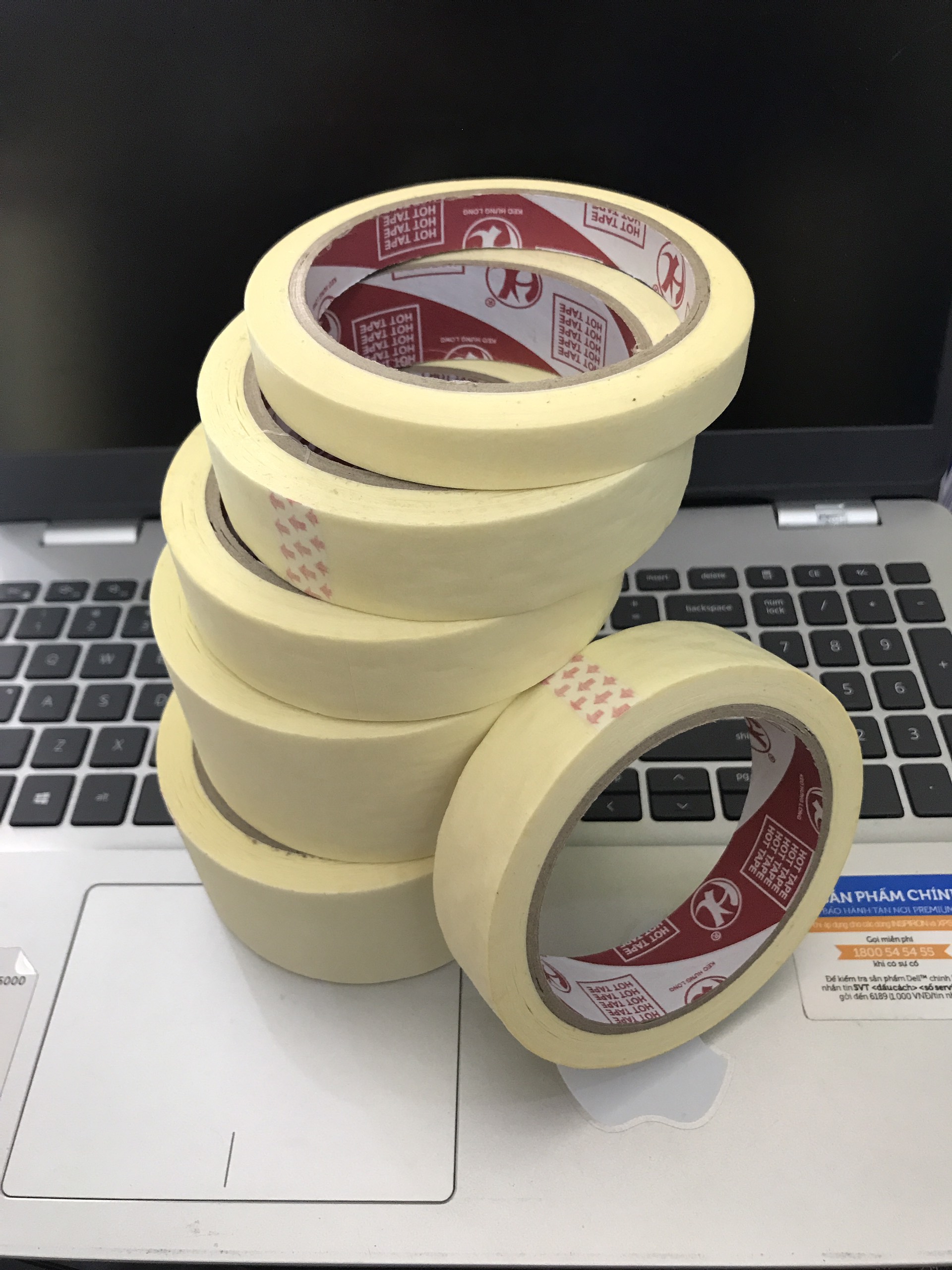 Băng keo giấy 2.4cm - 23yard