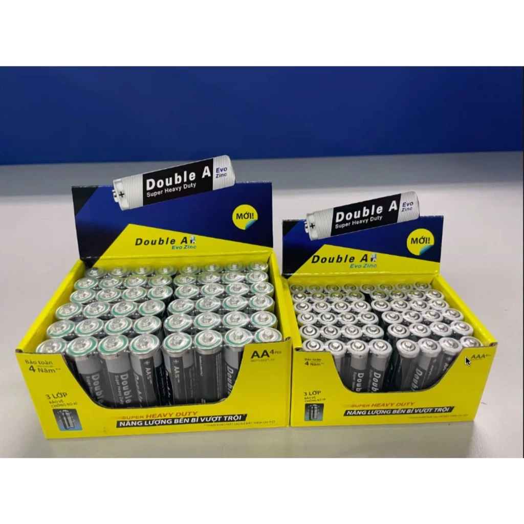Pin 2A Double A Evo Zinc - Vỉ 4 viên